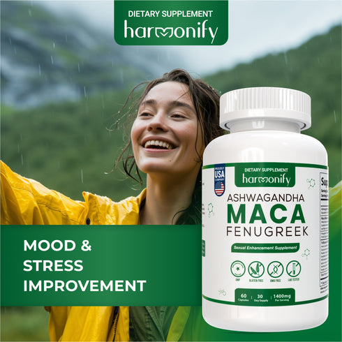 HARMONIFY Maca & Fenugreek Sexual Enhancement Supplement